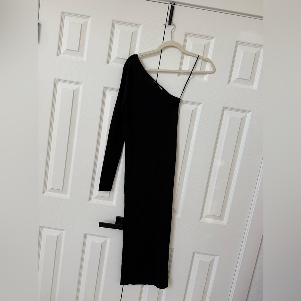 zara one shoulder dress